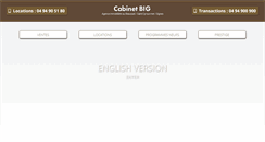 Desktop Screenshot of big-immo.com